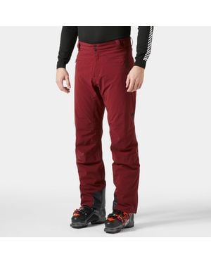Helly Hansen Alpha Lifaloft Lightweight Mountain Ski Trousers - Red