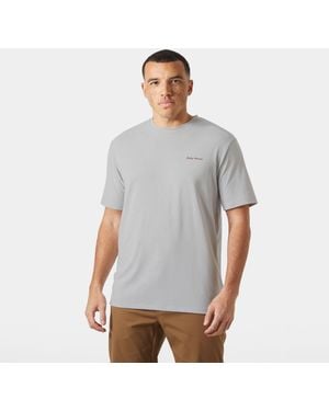 Helly Hansen Skog Recycled Graphic T-Shirt - Gray