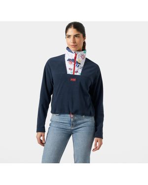 Helly Hansen Daybreaker Cropped Fleece - Blue