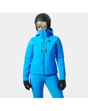 Helly Hansen Alphelia Lightweight Lifaloft Ski Jacket - Blue