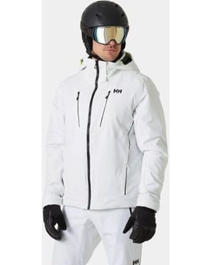Helly Hansen Alpha 4.0 Ski Jacket Hombre - Blanco
