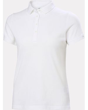 Helly Hansen Crew Polo Pique Blanc