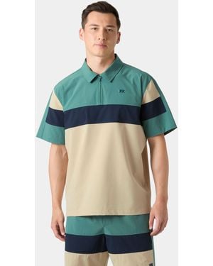 Helly Hansen Levante Quick Dry Half-Zip Short Sleeve - Green