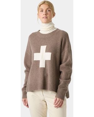 Helly Hansen Bliss Ski Knit Sweater - Brown