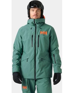 Helly Hansen Garibaldi 2.0 Waterproof Ski Jacket - Green