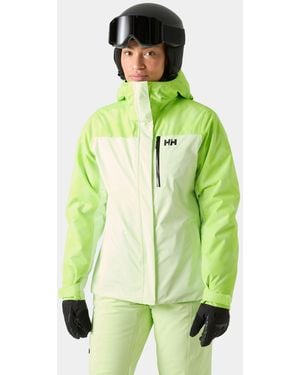Helly Hansen Snowplay Ski Jacket Femme - Vert