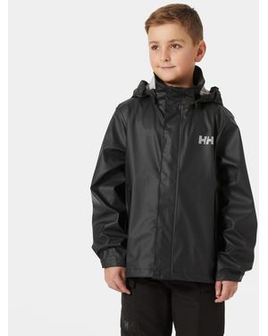 Helly Hansen Junior's Moss Classic Helox Rain Jacket - Black