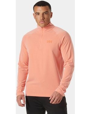 Helly Hansen Tyri Half-Zip Pullover Mit Halbem Reißverschluss Herren - Pink