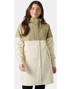 Helly Hansen Moss Block Pu Raincoat Damen - Natur