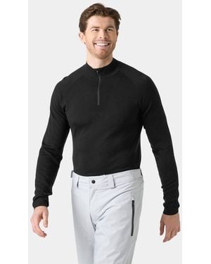 Helly Hansen Lifa Merino Knitevo Half-Zip - Negro