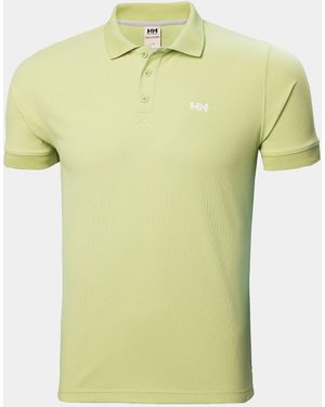 Helly Hansen Polo Ad Alte Prestazioni Driftline Uomo Verde - Giallo