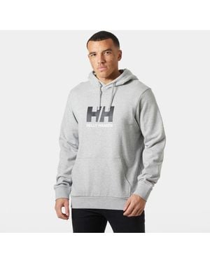 Helly Hansen Logo Hoodie - Grey