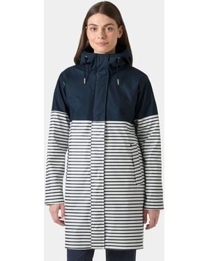 Helly Hansen Moss Block Pu Raincoat - Blue