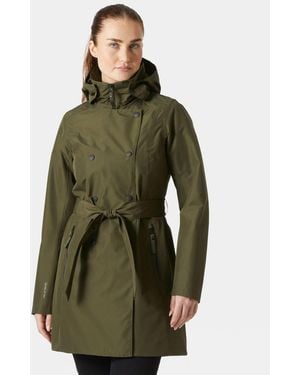 Helly Hansen Welsey Ii Insulated Trench Coat - Green