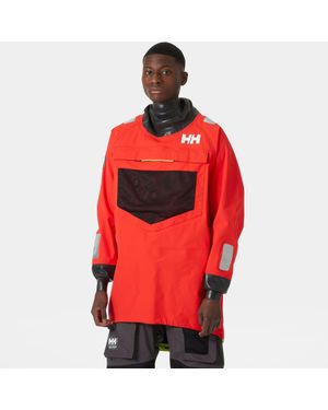 Helly Hansen Aegir Ocean Breathable Sailing Smock - Red