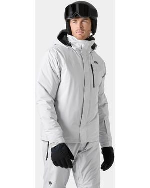 Helly Hansen Crewser Insulated Ski Jacket - Gray