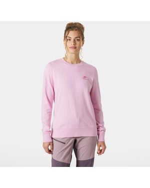 Helly Hansen Nord Graphic Crewneck Sweatshirt - Purple