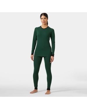 Helly Hansen Hh Comfort Light Base Layer Set - Green