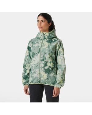 Helly Hansen Graphic Rain Jacket - Green