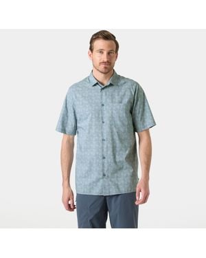 Helly Hansen Viken Short Sleeve Shirt - Blue