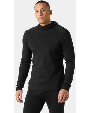 Helly Hansen Lifa Merino Knitevo Hoodie - Black