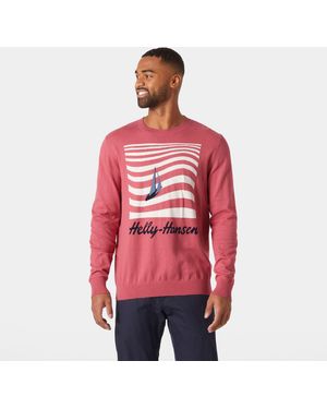 Helly Hansen Quayside Knit Strickpullover Herren - Rot