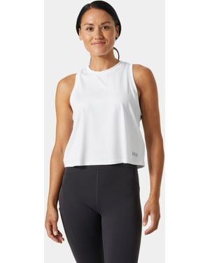 Helly Hansen Ocean Cropped Tank Top - White