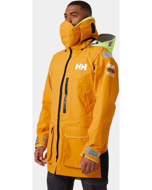 Helly Hansen Giacca Da Vela Ægir Ocean Uomo Arancione - Giallo