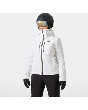 Helly Hansen Alphelia Lifaloft Ski Jacket - White
