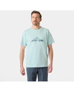 Helly Hansen Massif Graphic T-Shirt - Blue