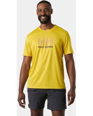 Helly Hansen Tech Graphic T-Shirt 2.0 - Yellow