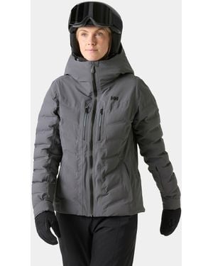 Helly Hansen Alphelia Puffy Ski Jacket - Gray