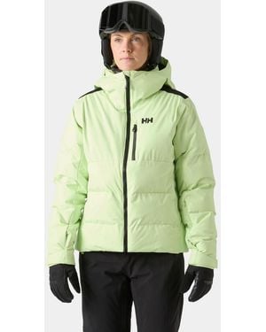 Helly Hansen Kvitfjell Race Puffy Ski Jacket Damen - Grün