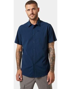 Helly Hansen Tofino Solen Short Sleeve Shirt - Blue