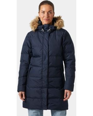 Helly Hansen Aden Down Long Parka - Blue