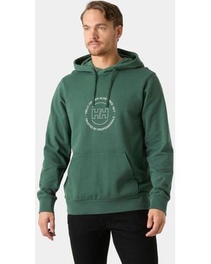 Helly Hansen Core Graphic Hoodie Herren - Grün