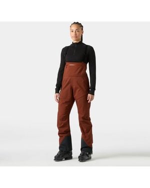 Helly Hansen Verglas Bc Bib Shell Trousers - Red