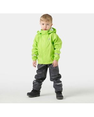Helly Hansen Kinder Regenjacke Bergen 2.0 Pu - Grün