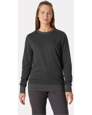 Helly Hansen Nord Graphic Crewneck Sweatshirt - Black