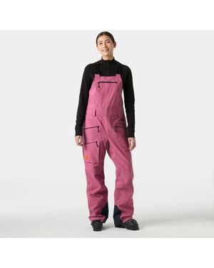 Helly Hansen Powderqueen Bib Pants 2.0 Femme Rose - Rouge