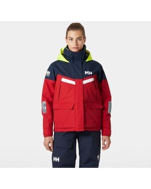 Helly Hansen Pier 4.0 Jacket Mujer - Rojo