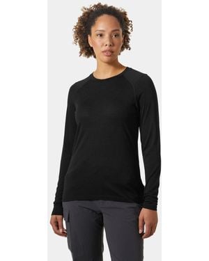 Helly Hansen Hh Durawool Crew Long Sleeve - Black
