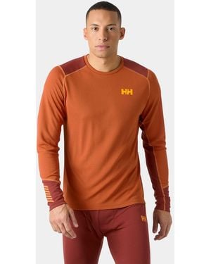 Helly Hansen Lifa Active Crew Base Layer - Red