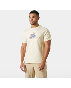 Helly Hansen Massif Graphic T-Shirt - Natural