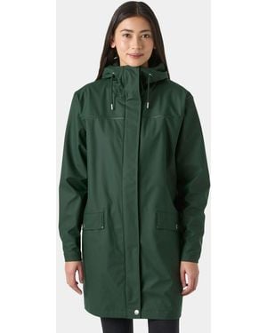 Helly Hansen Moss Waterproof Rain Coat - Green
