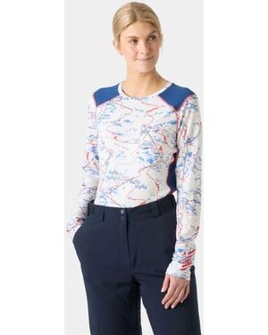 Helly Hansen Lifa Active Crew Lightweight Base Layer - Blue