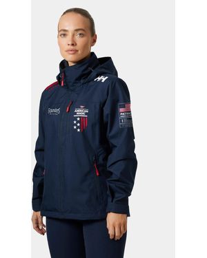 Helly Hansen American Magic Crew Hooded Sailing Jacket 2.0 - Blue