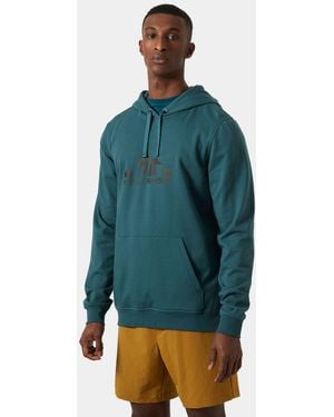 Helly Hansen Nord Graphic Pull Over Hoodie - Blue