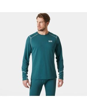 Helly Hansen Lifa Active Crew Warm Base Layer - Green