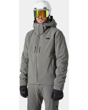 Helly Hansen Alpha Lifaloft Lightweight Ski Jacket - Grey
